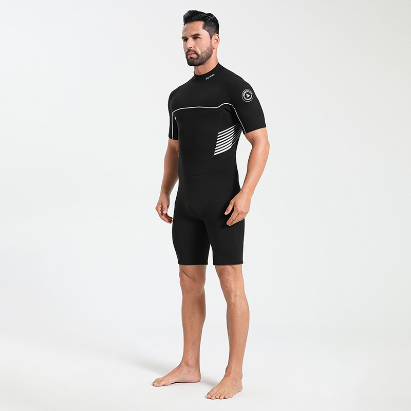 ZCCO Cross-border 3mm one-body short-sleeved diving suit men's warm surfing suit deep diving thickened snorkeling suit women's diving suit