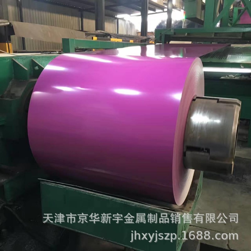 Black matte color coated roll high-gloss white iron color steel roll color coated plate red green national standard color steel factory wholesale