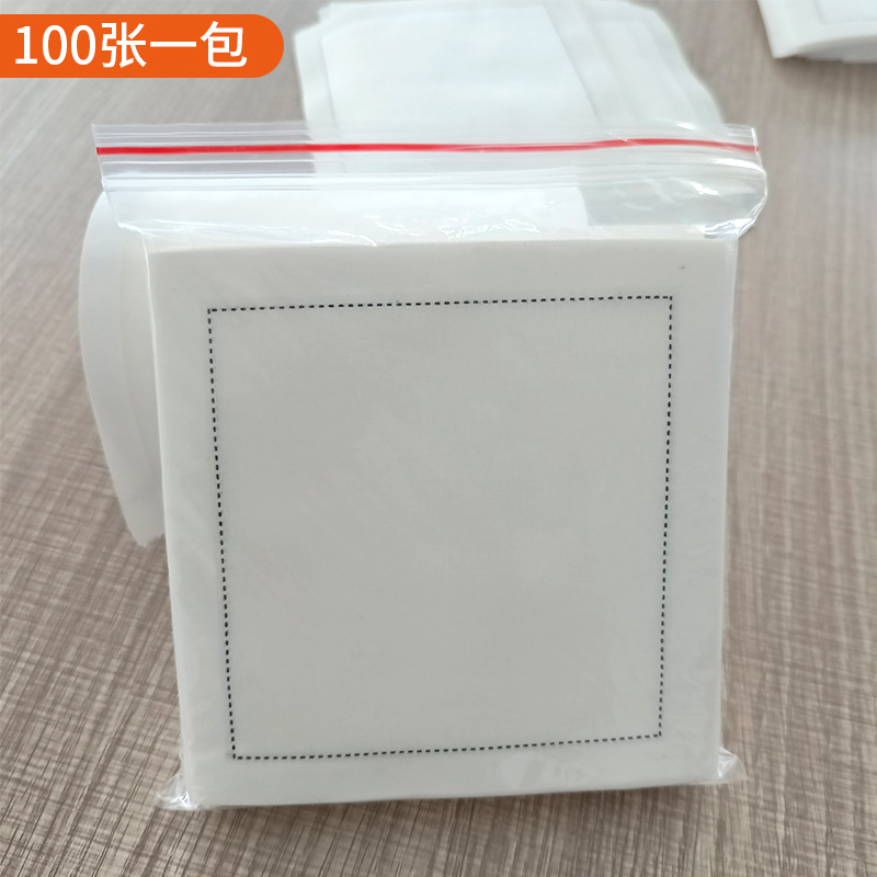 Cross Border Cotton Cocktail Western Food Coaster Dinner Wedding Cotton Napkin Mouth Cloth White Folding Flower Placemat