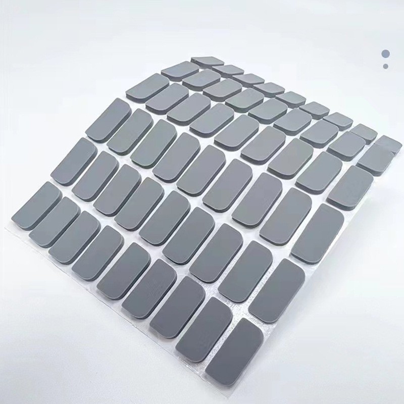 Mobile Phone Holder Non-slip Silicone Gasket Self-adhesive Special-shaped Silicone Foot Pad Grids Silicone Rubber Gasket