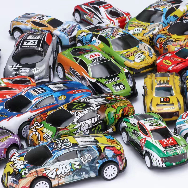 Wholesale Popular Alloy Car Tin Car Kidsren's Toys Artificial Model Ornaments Bulk Pull-Back Car Car