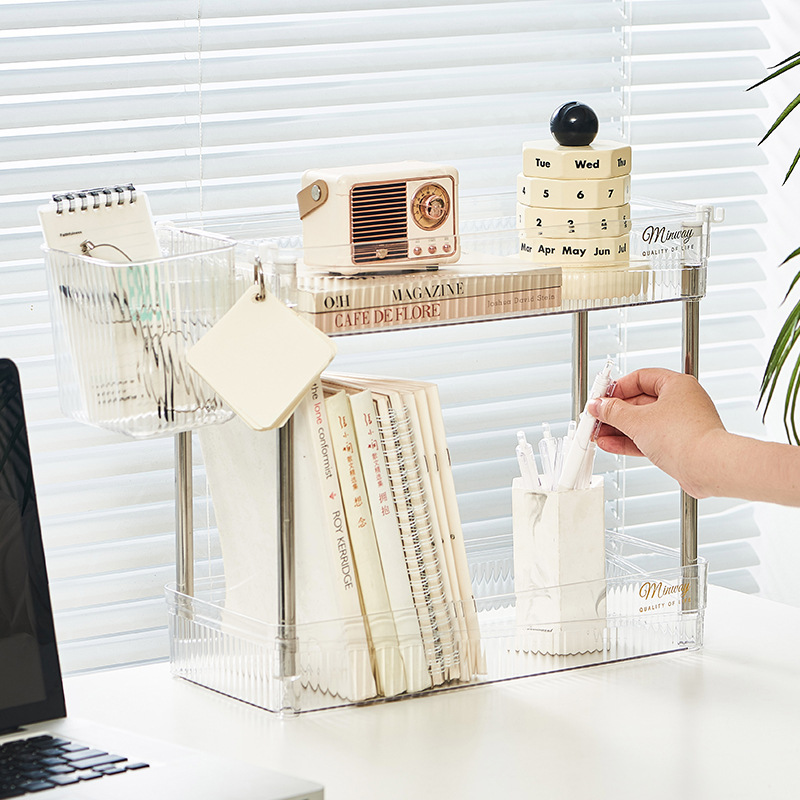 Kitchen Rack Countertop Toilet Bathroom Multi-layer Storage Rack Living Room Bedroom Snacks Sundries Organize Storage Box