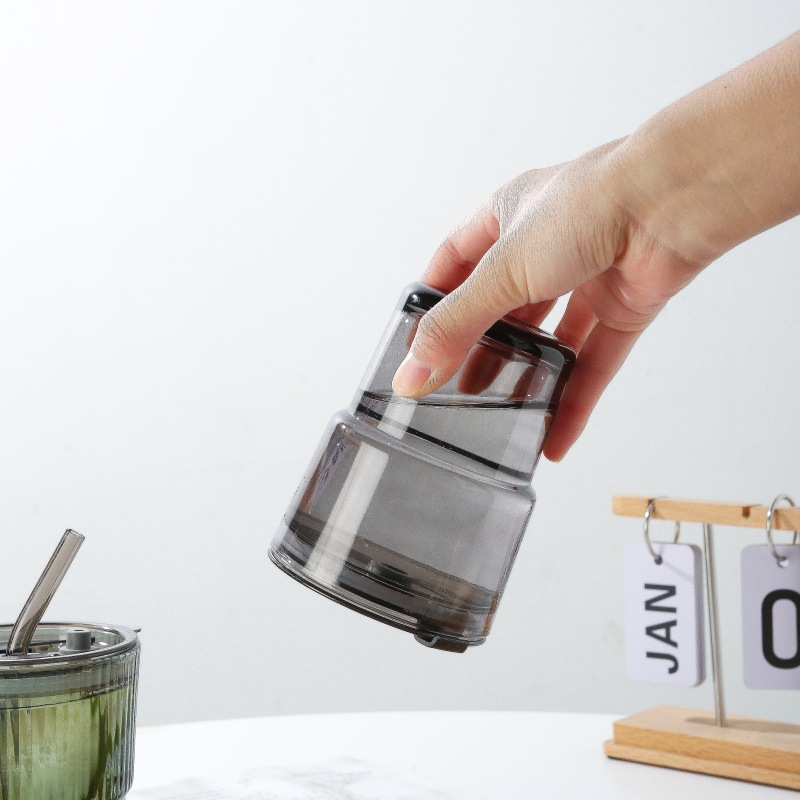 Internet Celebrity Bamboo Cup Ins Style Straw Coffee Cup Shop Celebration Drainage Advertising Gift Glass Water Cup Printed Logo