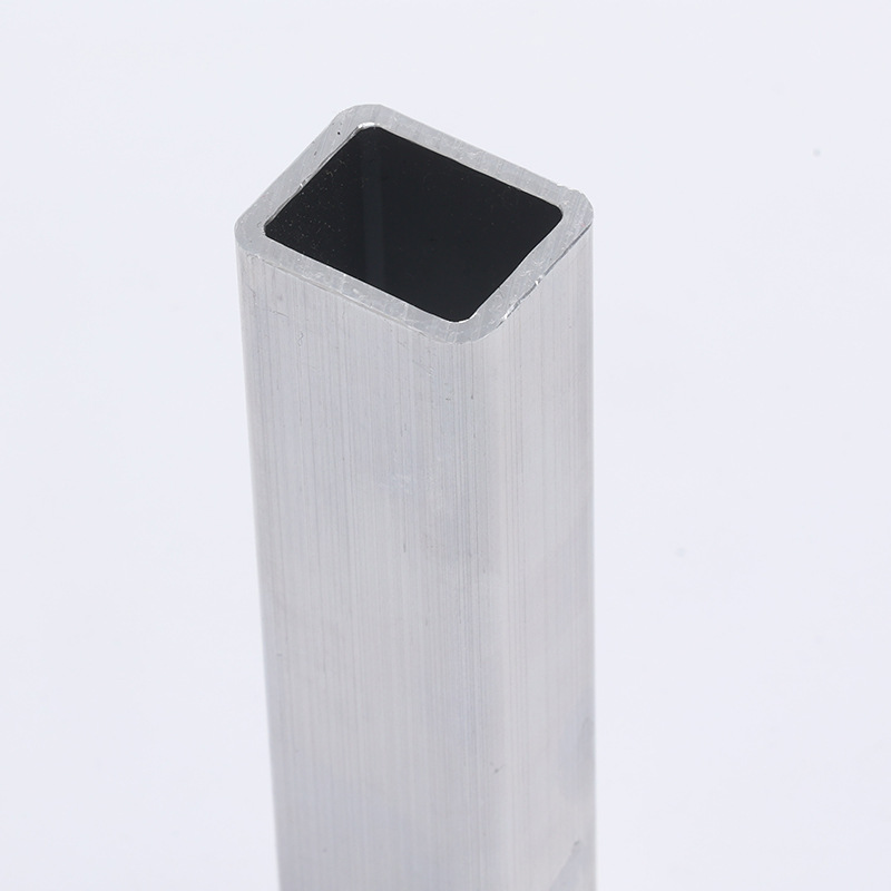 40×30×2 Five-Series Square Tube Aluminum Alloy Square Tube Profile Manufacturer Processes Hollow Column Rectangular Square Aluminum Material