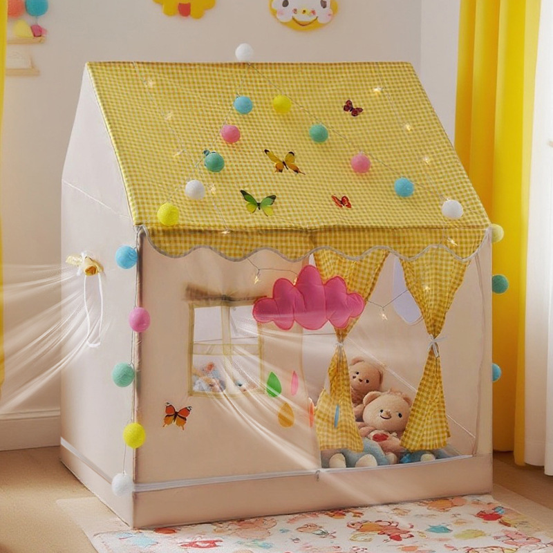 Indoor Kidsren's Tent Game House Foldableable Toy House Ins Scandinavian Girl Castle Boy Can Sleep Mosquito Net