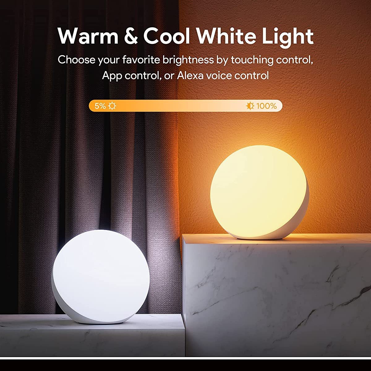 T21 Spherical Night Light Smart Graffiti App Bedside Table Lamp Bedroom Bedside Eye Protection Kidsren's Pat Lamp