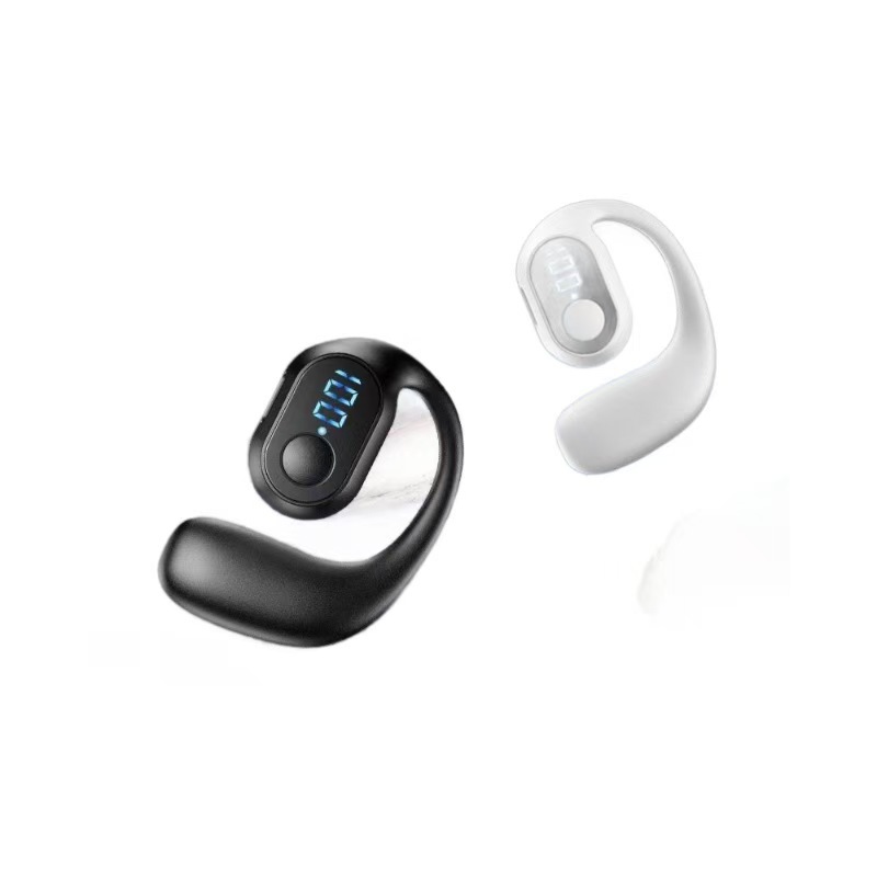 The new touch-sensitive Bluetooth headset with screen display has long battery life and high power wireless sports headset without pain for a long time