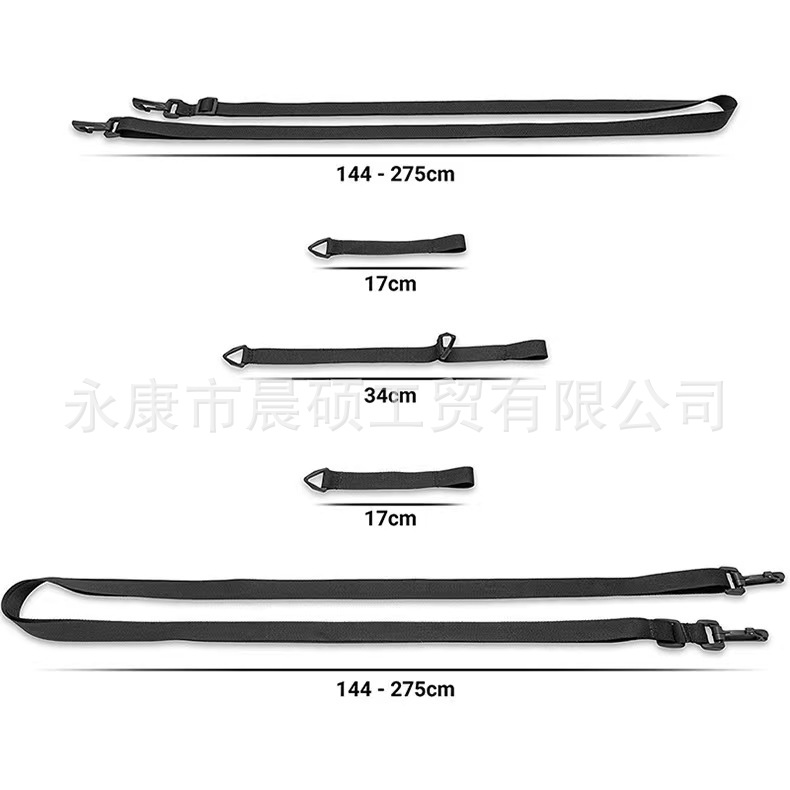 Large Windproof Belt Outdoor Parasol Windproof Buckle Garden Umbrella Banana Umbrella Anti-Swing Outdoor Sun Umbrella Fixed Rope