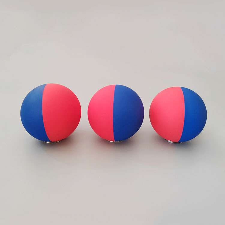 6CM American squash handball rubber high elastic ball rubber hollow ball two-color squash monochrome ball cross-border hot sale