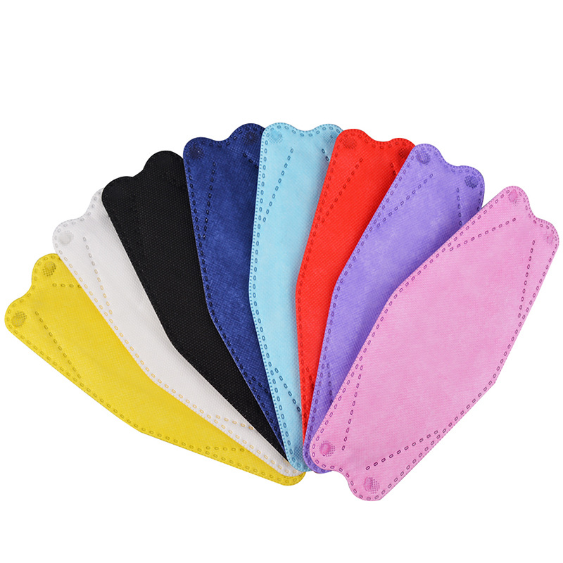 Disposable fish-shaped mask 10 pieces independent KF943D three-dimensional KN95 disposable mask
