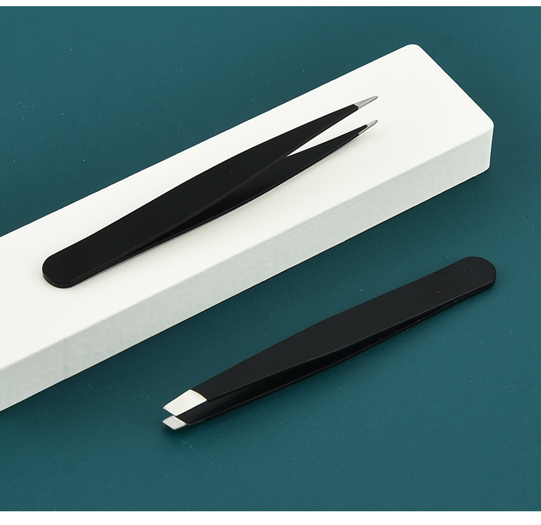 Spot wholesale stainless steel 96 eyebrow clip eyebrow clip eyebrow tweezers eyelash clip set eyelash tweezers eyebrow clip tweezers