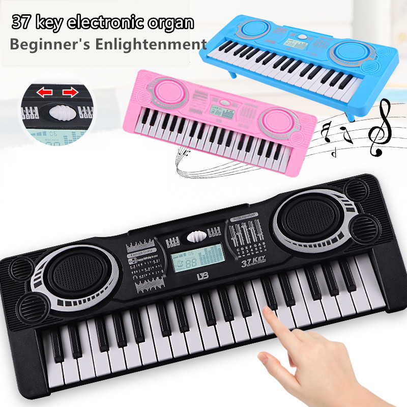 New 37 key children's electronic piano boys and girls piano beginner music baby educational toys factory direct sales