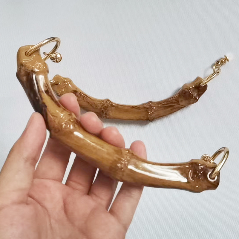 Popular DIY Bamboo Handles Dragon Boat Festival and Mid-Autumn Festival Straight Bamboo Handles Gift Box Handles Plastic Bamboo Handles