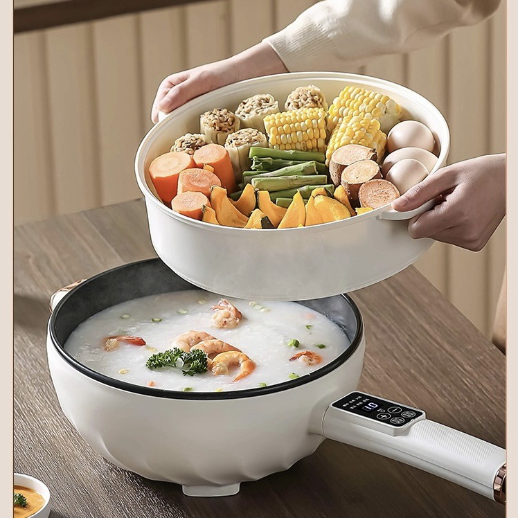 Source factory explosions electric frying pan household integrated electric hot pot large capacity electric cooking pot gifts wholesale foreign trade