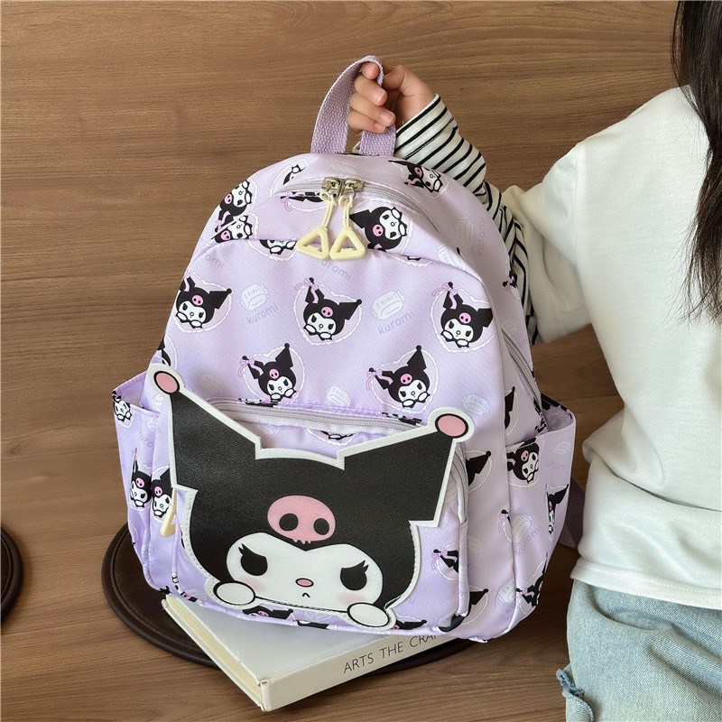 New Cartoon Children's School Bag Kuromi Cinnamon Dog 3-6 Years Old Primary School Student Kindergarten Small Backpack Wholesale Foreign Trade