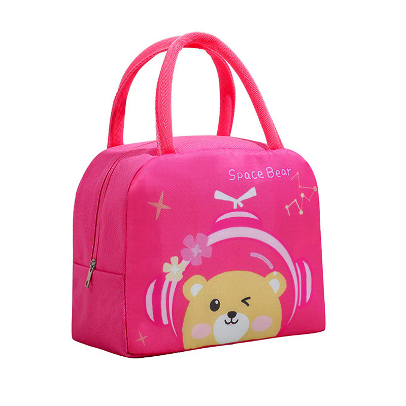 New Insulation Bag Korean Cartoon Cute Funny Lunch Bag small size Insulation Bag Meal Bag Large Capacity Portable Lunch Box Bag