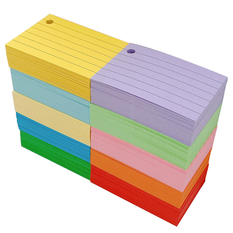 A8 index card Note Book 7.4 * 5.1cm horizontal line word card portable English memorizing word book