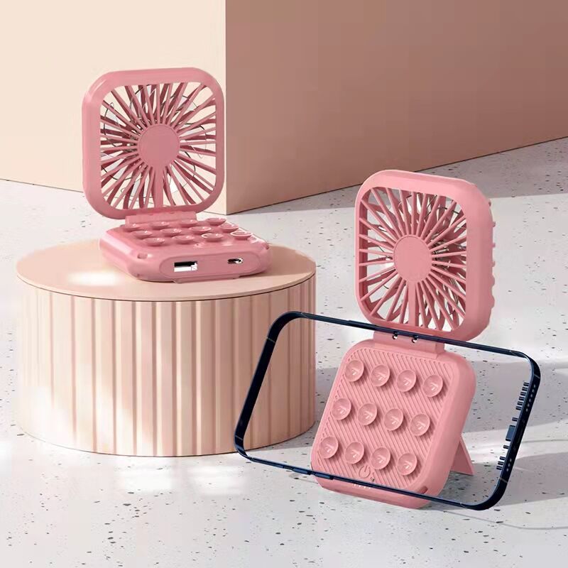 Завод складной пластиковый USB маленький вентилятор встроенный мобильный телефон присоска подставка высокая мощность 5000 мА