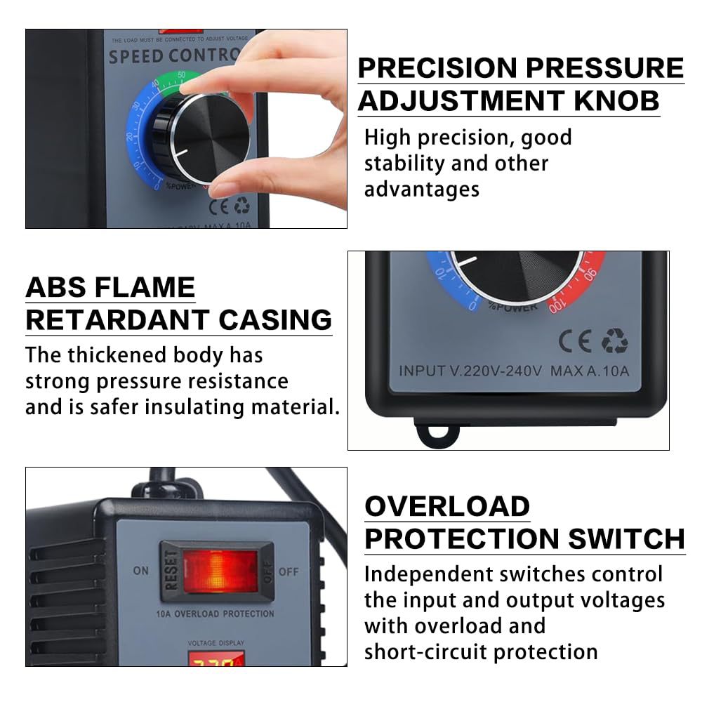 Xpjbkc Drehzahlregler 230V, Frequency Converter 230V, Motor Sp