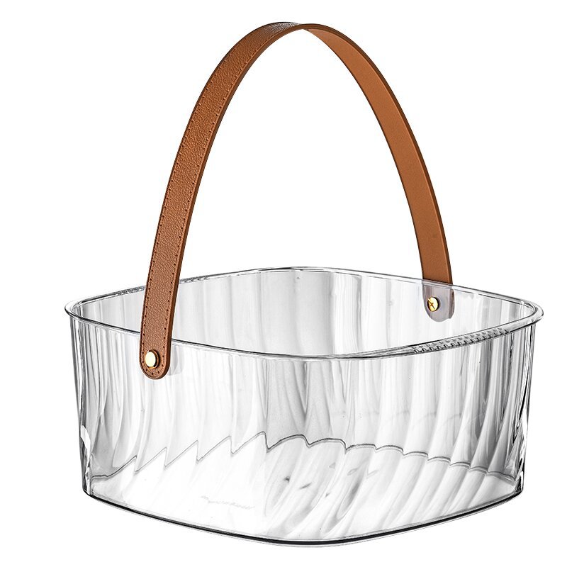 Beer Plastic Ice Bucket Modern Simple Ice Bucket Fruit Champagne Bucket Household Outdoor Wholesale Portable Transparent Ice Bucket