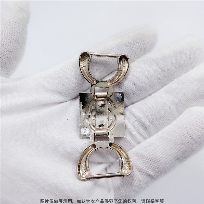 Chain Buckle Various Shoe Buckle Zinc Alloy Decoration Fujian Putian Processing Custom Metal Horse Boots Chain Buckle