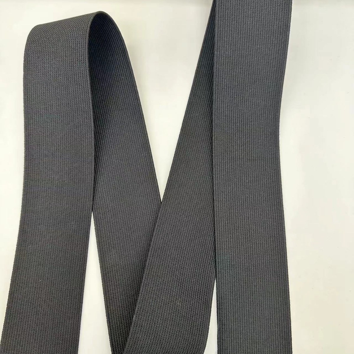 Factory in stock flat elastic band elastic no shuttle belt brand clothing shoe material elastic band accessories