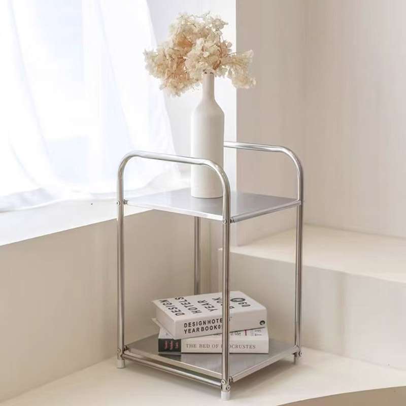 Стойка для раковины из нержавеющей стали, простой напольный столик, тумба для хранения в ванной