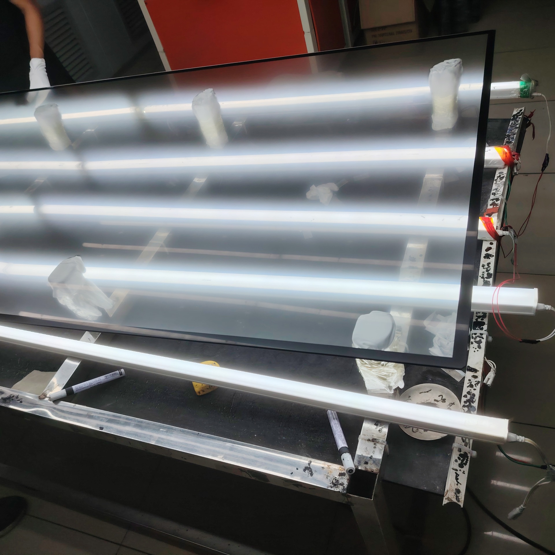 Customized Ag Photoelectric Glass Digital Protection Screen Glass Tv Tempered Cover Silk Screen Panel Tp High Transparency Anti-Glare