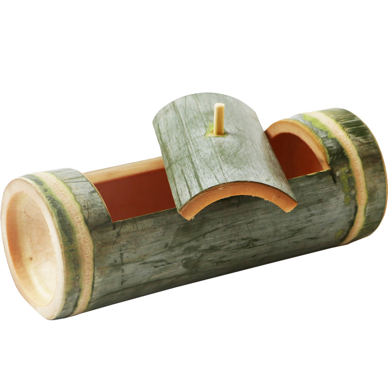 Bamboo Tube Steamed Rice, Bamboo Tube Steamed Rice with Lid, Fresh Bamboo Tube, Natural Bamboo Tube Rice, Horizontal Steamed Rice Tube