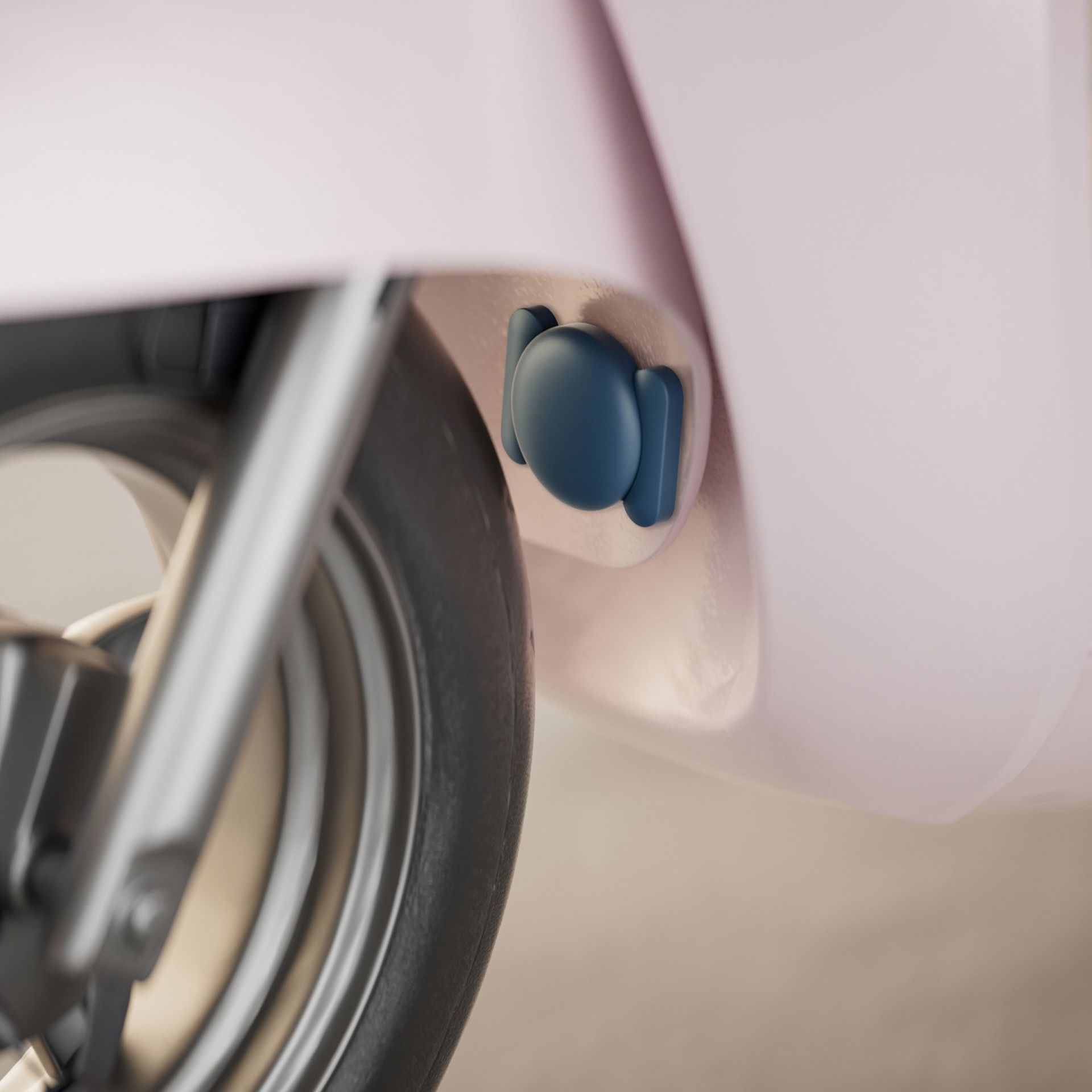 Electric Vehicle Suitable for Apple Airtag Silicone Case Apple Positioning Anti-Lost Magnet Tracker Soft Shell Protective Case