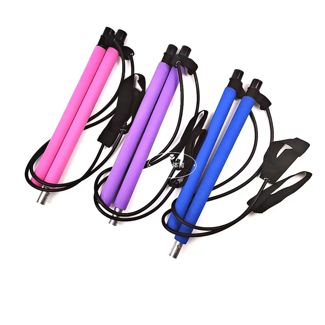 Фитнес палка Пилатес Палка Для спорта Внутренние продукты Фитнес веревка Портативная многофункциональная палка