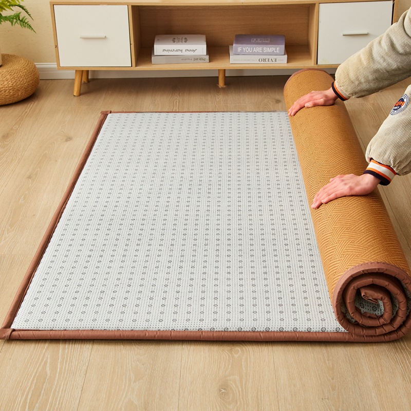 Factory direct thick ice rattan mat mat tatami home bedroom carpet summer sleeping floor mat wholesale