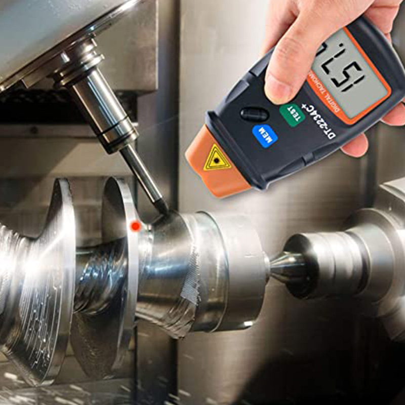 Digital display laser tachometer non-contact machine tachometer motor tachometer motor tachometer photoelectric tachometer