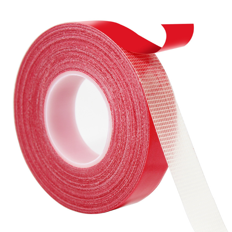 Festive Spring Festival Couplets Double-Sided Tape Wedding Carpet Decoration Traceless Mesh Cloth-Based Adhesive High-Adhesion Wedding Room Decoration Couplet Tape