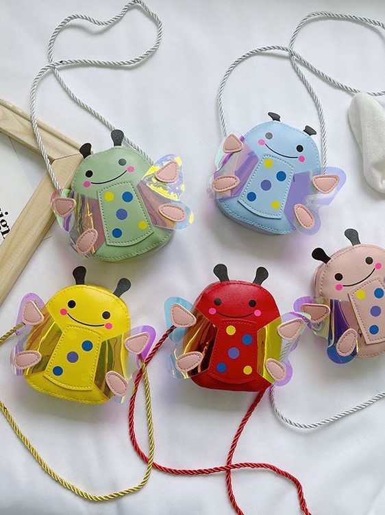 New Cartoon Bag Puppy Fashion Kidsren's Shoulder Crossbody Snack Bag Pu Cartoon Cute Small Bag Girl Bag