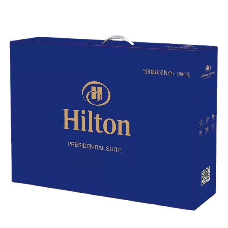 Latex Pillow Core for Neck Protection, Hilton Hotel V Brand Wolf Tooth Neck Support Gift, Same Model as Hotel Version