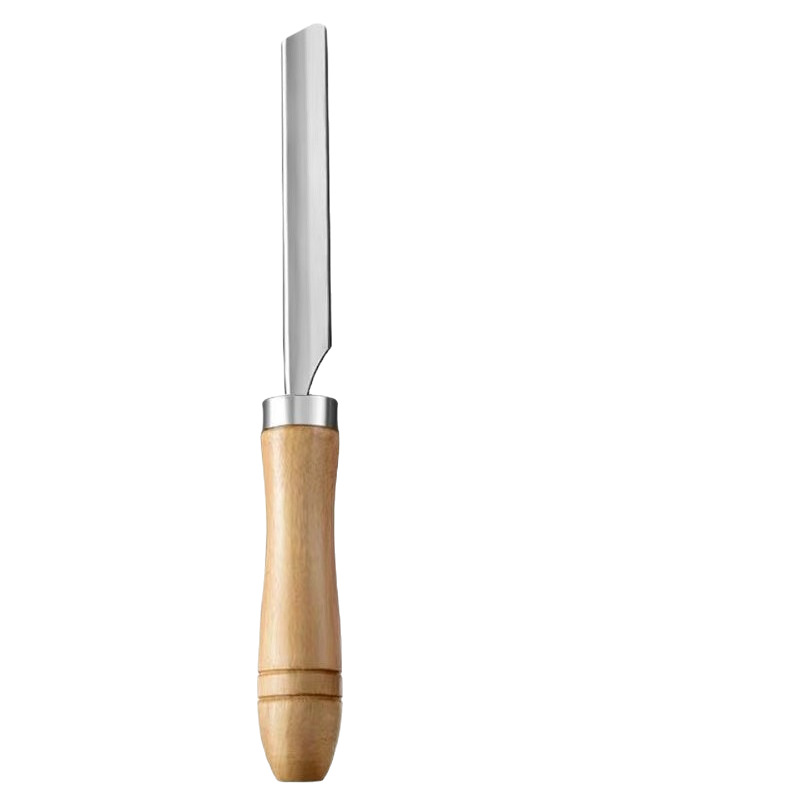 Manufacturer's Ready-made Stainless Steel Shaver Vegetable Market Shaver Wooden Handle Shaving Pig Hair Shaving Knife Kitchen Tool