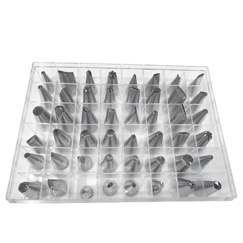 Stainless Steel Decorating Nozzle Set Baking Tools Cream Cookie Nozzle Cake Decoration Decorating Head Complete Set of Durable Accessories