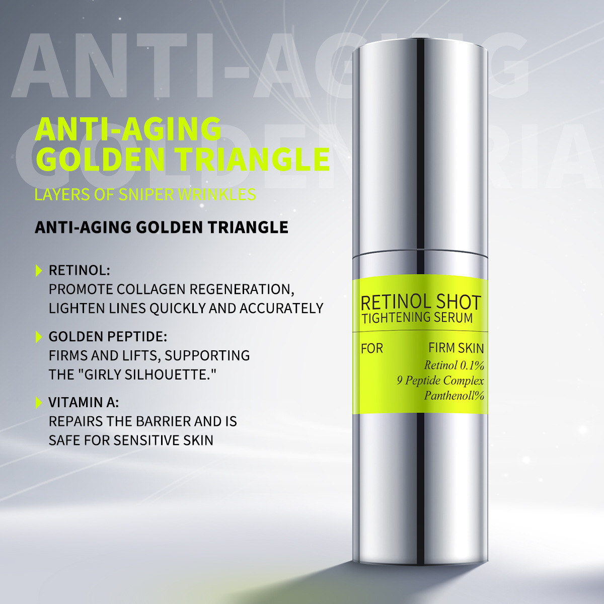 Cross-Border Retinol Eye Cream Retinol Eye Cream Firming Mild Hydrating Retinol Firming Essence