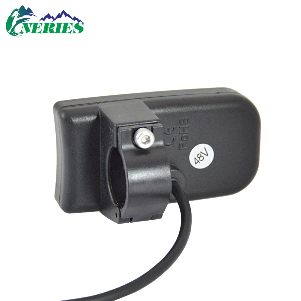 S810 waterproof connector meter electric bicycle LED power display meter mountain bike speed control instrument 24V-48V