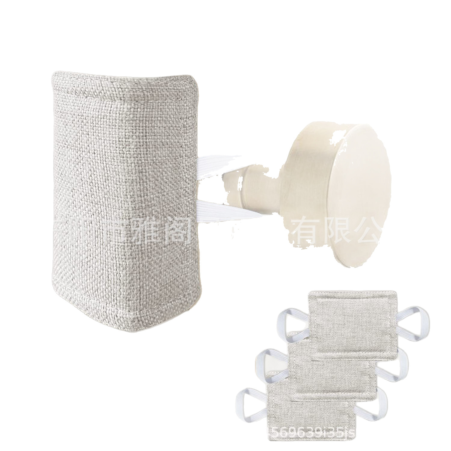 Amazon Three-Piece Set Kindergarten Door Silencer Door Cover Door Closed Door Mat Silent Door Mat No Punching No Trace