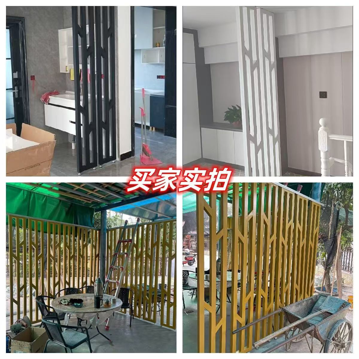 ✅ Screen Partition Living Room Modern Minimalist Entrance Door Blocking Office Custom Iron Column Vertical Strip Fence
