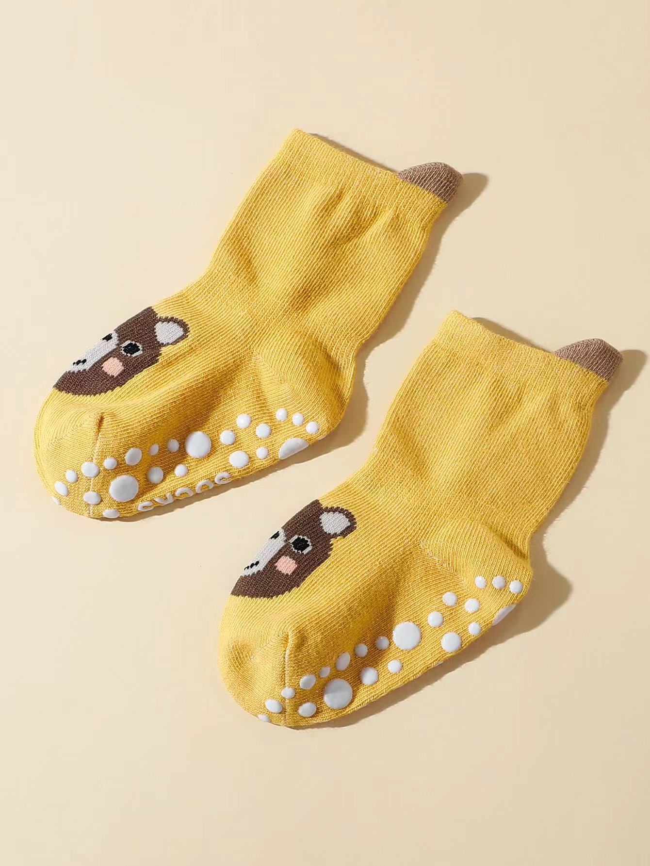 2024 cross-border explosives baby glue socks non-slip floor socks cartoon manufacturers for sale