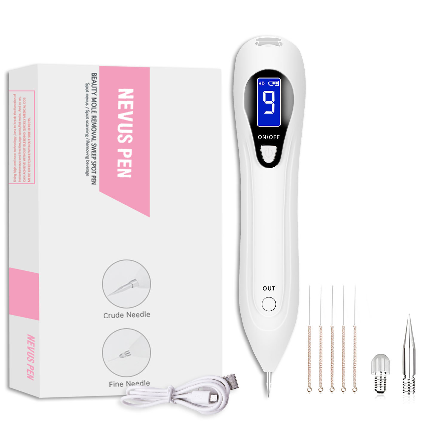 Cross-Border Mole Spot Pen Beauty Salon Special Facial Spot Spot Pen German Small White Spot Spot Pen Freckle Removal Mole Spot Pen Beauty Instrument