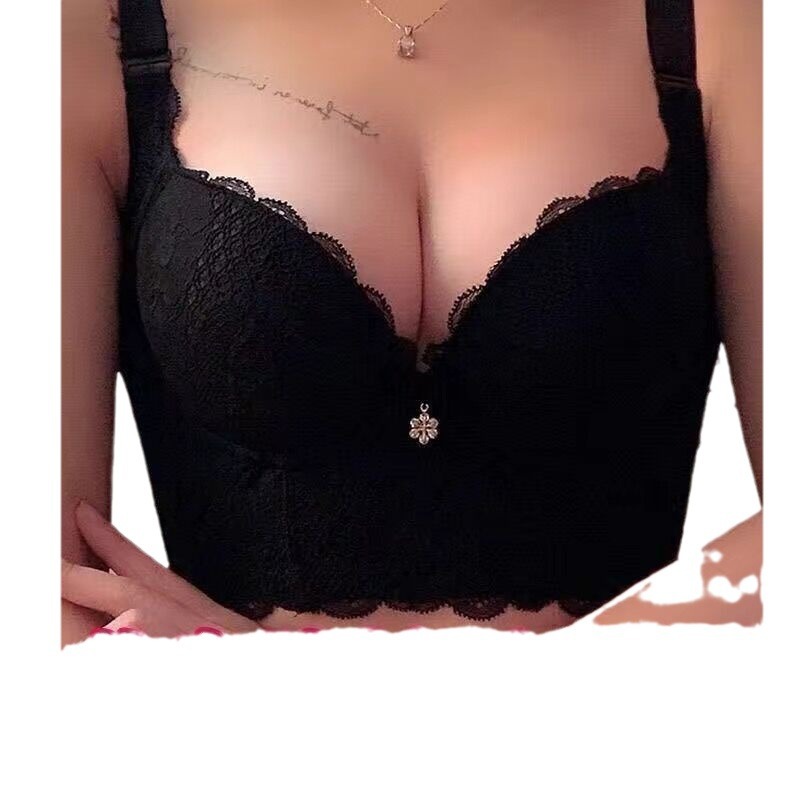 New Lace Five-breasted wireless beauty salon high-end adjustable push-up underwear breast bra for women