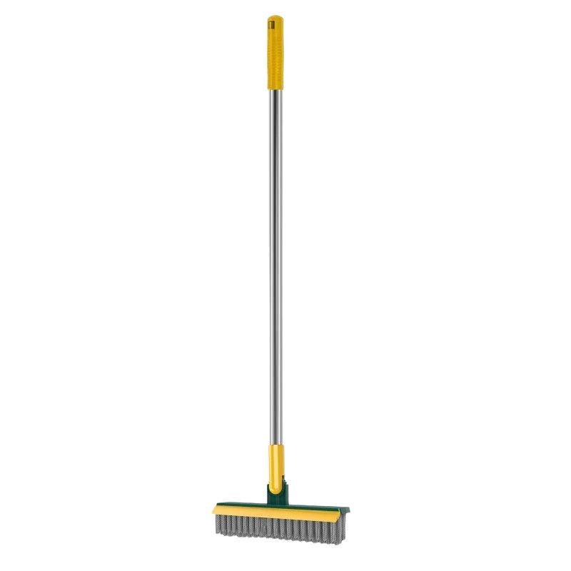 Bathroom Floor Scrubbing Floor Brush Bathroom Floor Seam Brush Tile Long-Handled Hard-Bristled Two-In-One Cleaning Brush