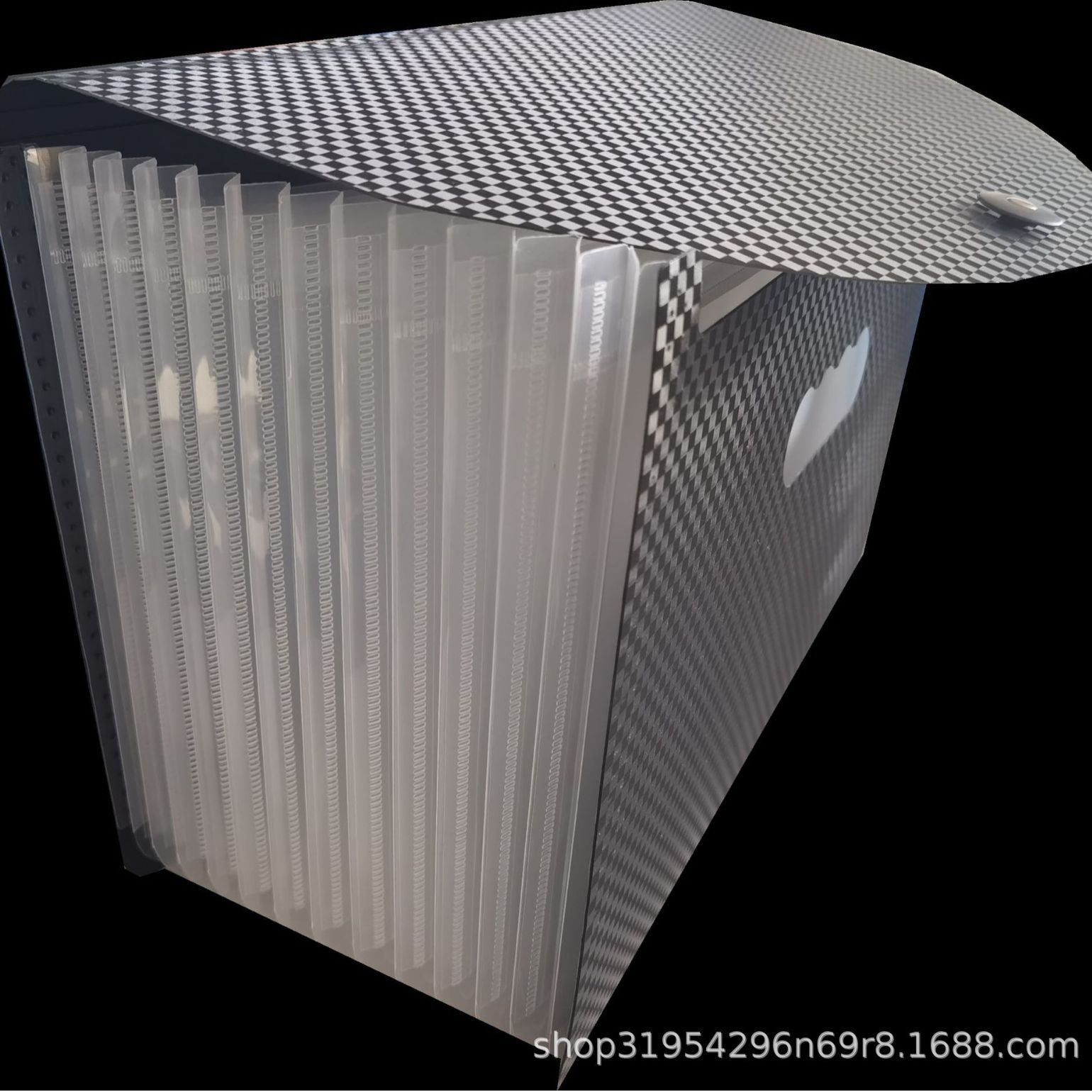 Factory supply A4 checkered organ bag folder large capacity student storage bag paper bag organ bag