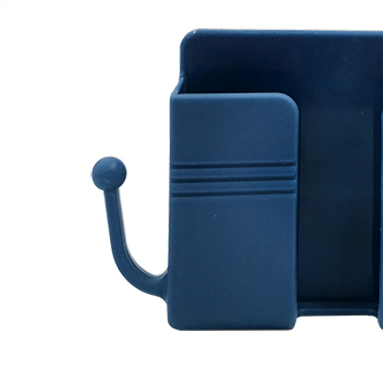 Wall-mounted remote control TV air conditioner remote control board storage box bedside mobile phone charging bracket storage rack wholesale