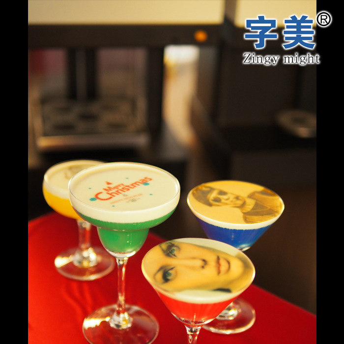 Milk Tea Cake 3d Coffee Latte Art Printer Cake Pastry Milk Foam Milk Cover Large Size Latte Art Machine