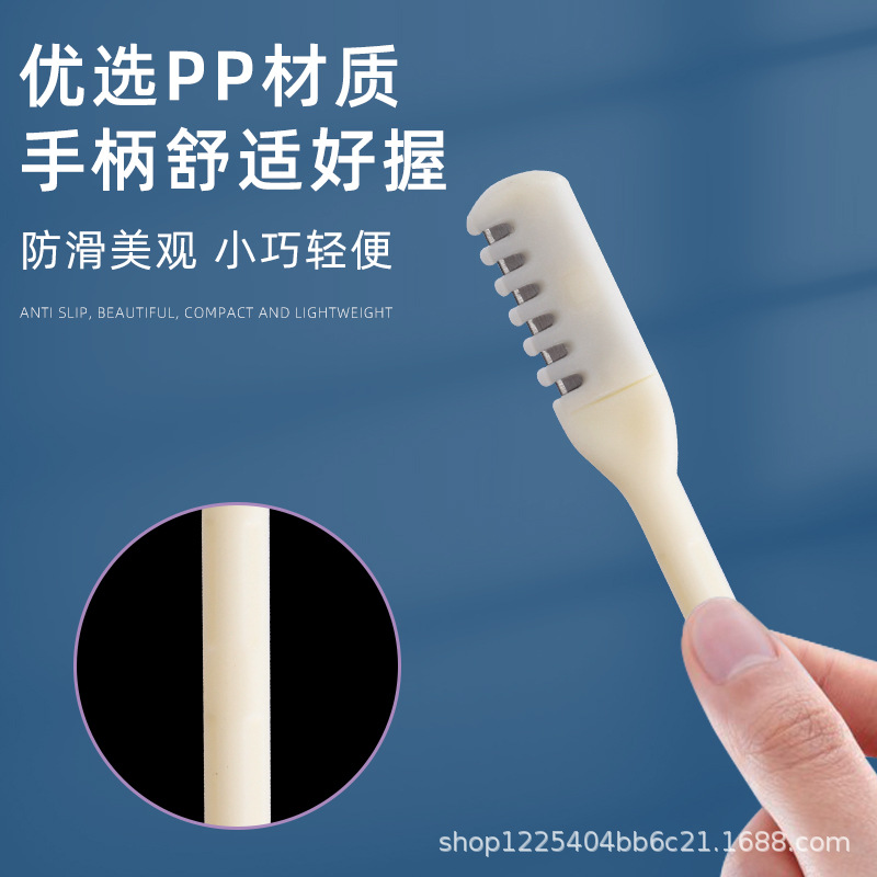 Double nose hair knife manual cleaning nose hair artifact nose hair trimmer portable ear scoop scraper hair generation cross-border